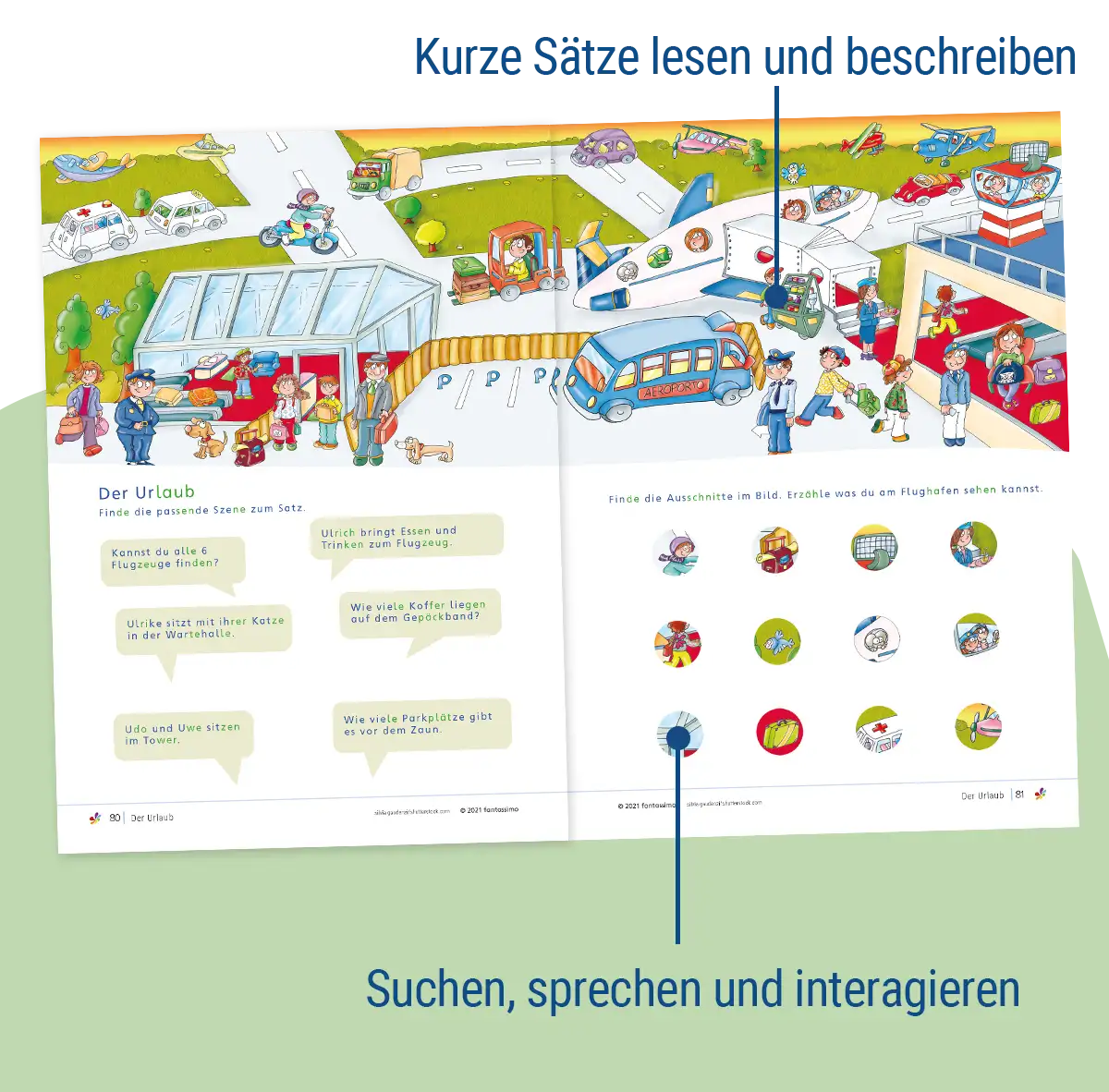 Sprachförderung Grundschule und Volksschule - Grundwortschatz Sprechen und beschreiben