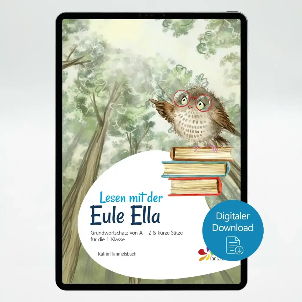 Lesen mit der Eule Ella - Grundwortschatz Training in Kita, Vorschule und Grundschule