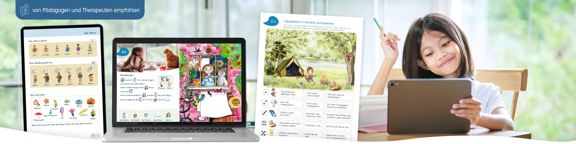Digitales Lernmaterial für die Kita und Grundschule