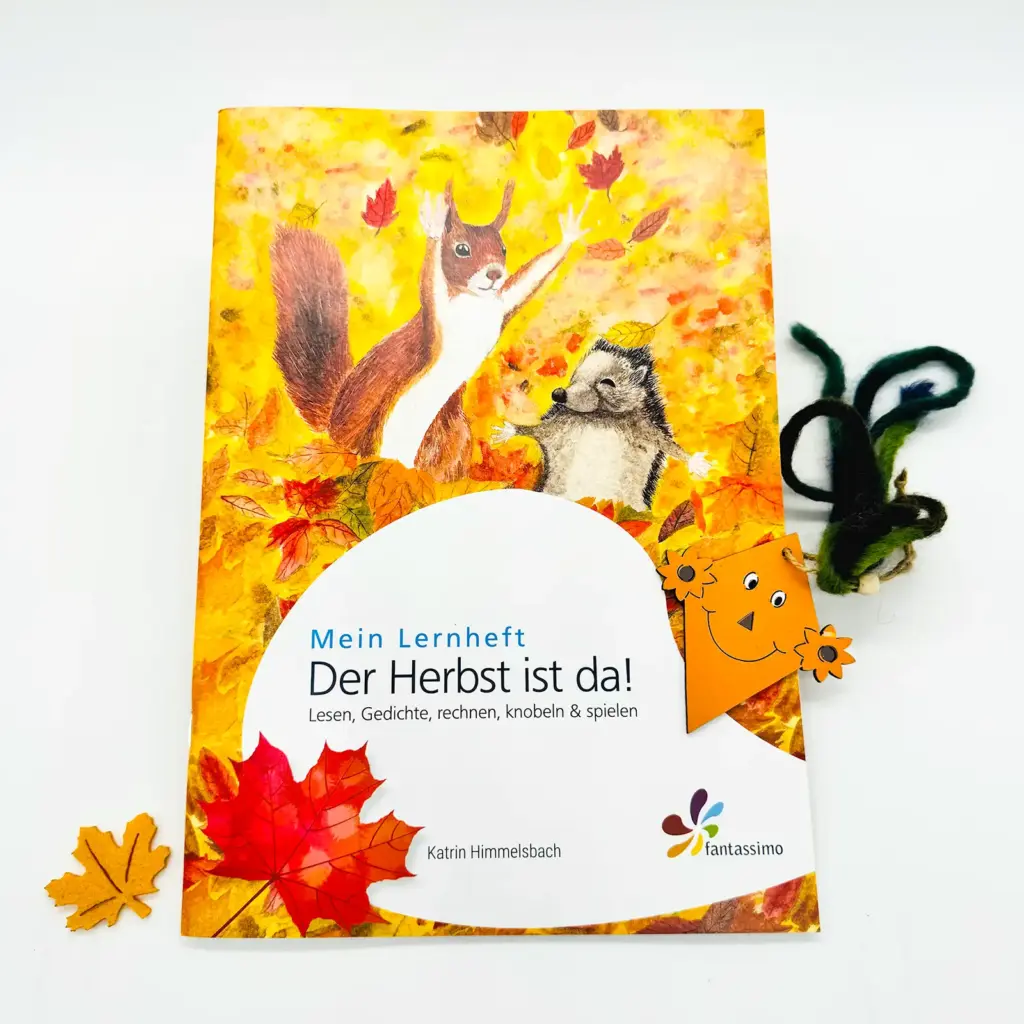 Herbst - Lernheft für Kinder ab 5 Jahre - Lesen, Schreiben, Rechnen