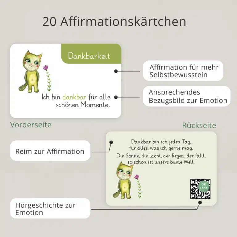 Affirmationen und Emotionen mit Kindern